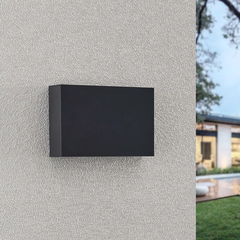 udendørs LED-væglampe Jarte, sæt med 3, op/ned, IP65^Lindby Discount