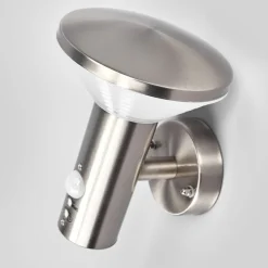 Lindby udendørs LED-væglampe Tiga, bevægelsessensor, IP44