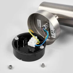 Lindby udendørs LED-væglampe Tiga, bevægelsessensor, IP44