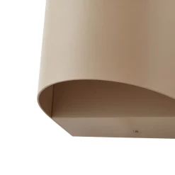 udendørs LED-væglampe Lenore, beige, metal, 13,5 cm^Lindby Hot