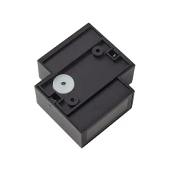 Lindby udendørs LED-væglampe Fendir, sort, aluminium, 10,5 cm