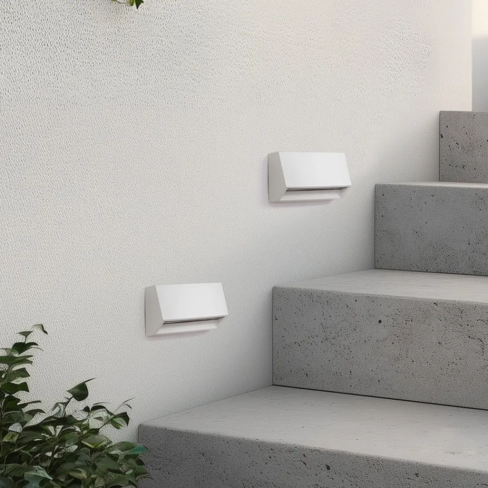 Lindby Væglamper>udendørs LED-væglampe Appeso, længde 16 cm, sæt med 2 stk