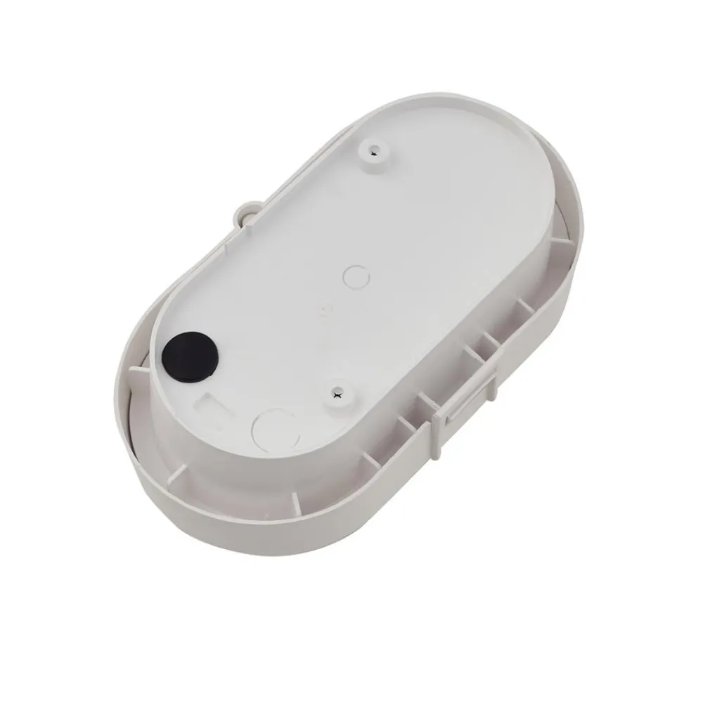 Lindby udendørs LED-væglampe Alisha, hvid, plast, IP54