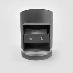 udendørs LED-væglampe Melinda, 9 cm, stål^Lindby Best