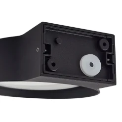 udendørs LED-væglampe Jesiba, antracit, aluminium, Ø 16cm^Lindby Sale