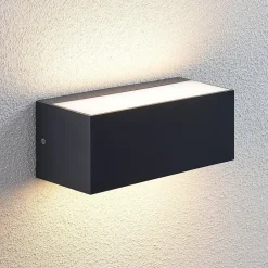 udendørs LED-væglampe Nienke, 23 cm, saltvandsresistent, IP65^Lindby Hot