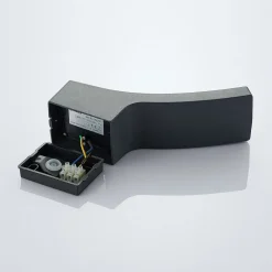 Lindby udendørs LED-væglampe Ilvita, antracit, metal, IP54