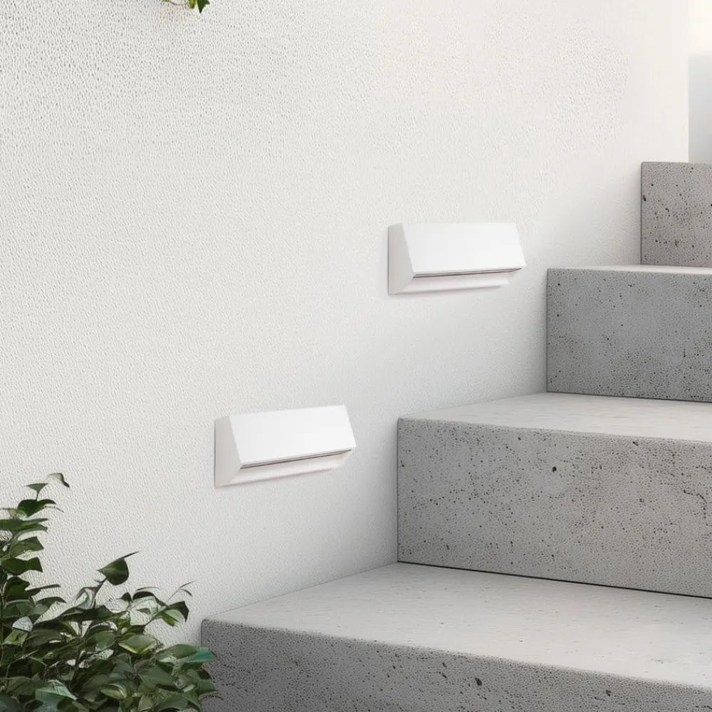 udendørs LED-væglampe Appeso, længde 22 cm, sæt med 2 stk^Lindby Discount