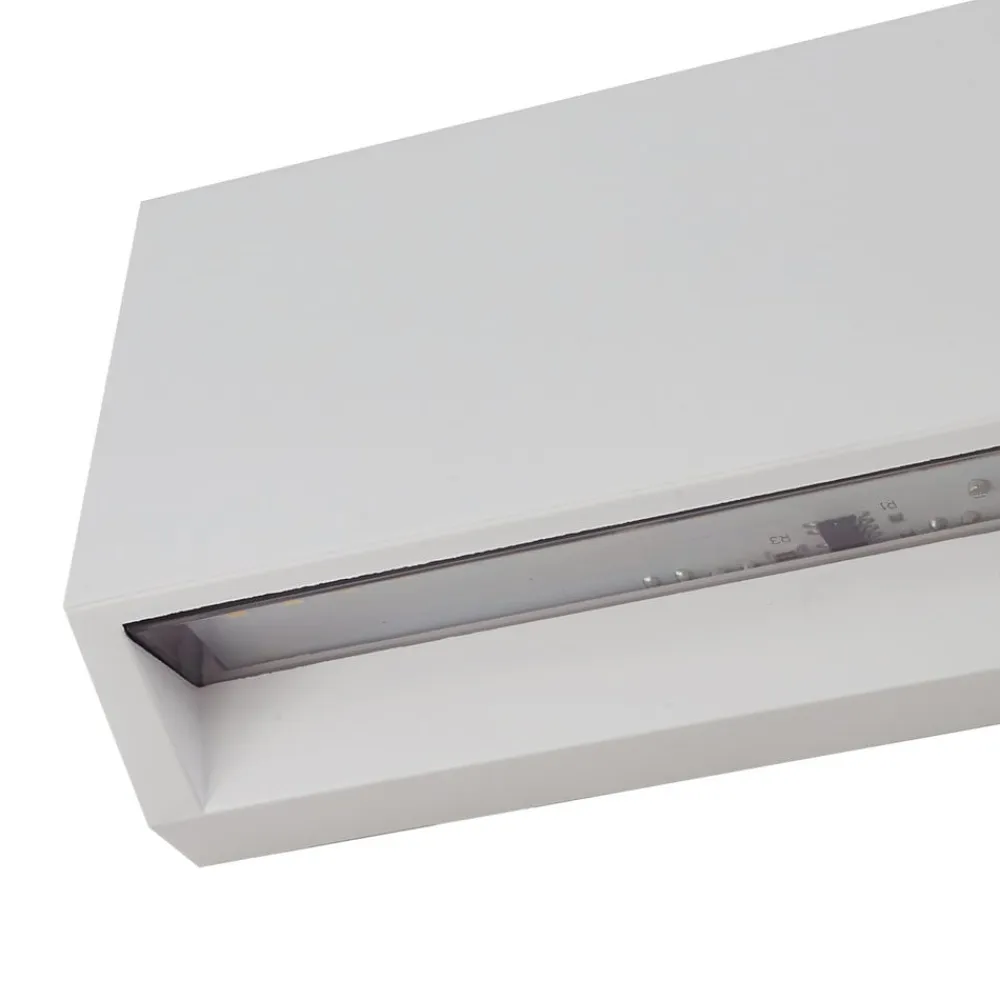 udendørs LED-væglampe Appeso, længde 22 cm, sæt med 2 stk^Lindby Discount