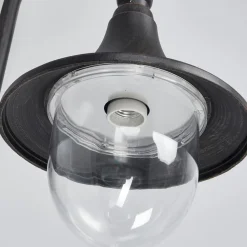 Lindby udendørs væglampe Daphne, antik sort, metal, E27