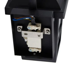 udendørs væglampe Eloane, sort, stål, 29 cm^Lindby Clearance