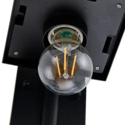 udendørs væglampe Eloane, sort, stål, 29 cm^Lindby Clearance