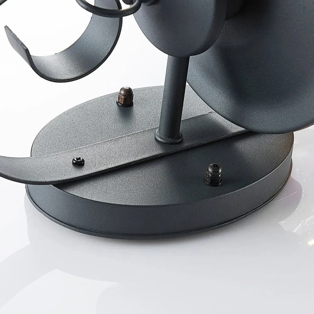 Lindby Terrassebelysning|Væglamper>udendørs væglampe Farley, 40 cm, mørkegrå, IP44, E27