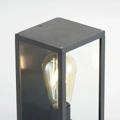 udendørs væglampe Filimon, antracit, 22 cm, IP44, E27^Lindby Sale