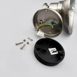 udendørs væglampe Gwendolyn, grå, stål, 26 cm^Lindby Clearance