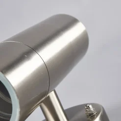 Lindby udendørs væglampe Hakan, op/ned, stål, IP44, GU10