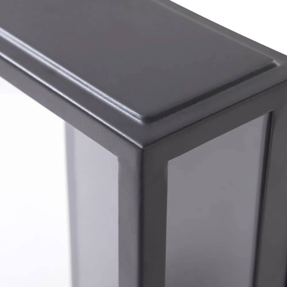 udendørs væglampe Ilana, sort, sensor, IP44, E27^Lindby Hot