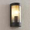 Lindby Terrassebelysning>udendørs væglampe Junias, 24 cm, antracit, stål