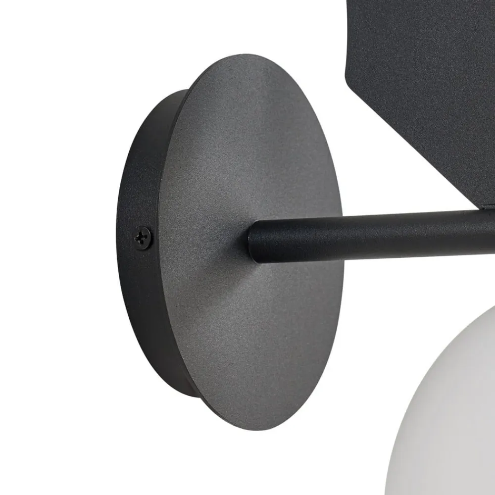 Lindby Terrassebelysning|Væglamper>udendørs væglampe Katti, metal, sort, IP44, kat