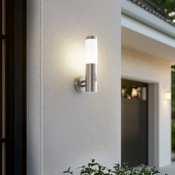 udendørs væglampe Kristof, bevægelsessensor, 33 cm, E27^Lindby Best