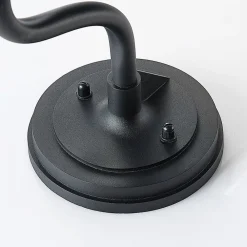 udendørs væglampe Kyan, højde 40 cm, sort, IP44, E27^Lindby Clearance