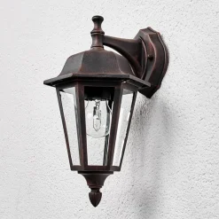 Lindby Terrassebelysning|Væglamper>udendørs væglampe Lamina, fatning, lygte, E27