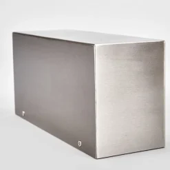 udendørs væglampe Leonora, 20 cm, kantet, stål^Lindby Clearance