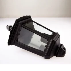 udendørs væglampe Lieva, højde 44 cm, sort, glas^Lindby Outlet