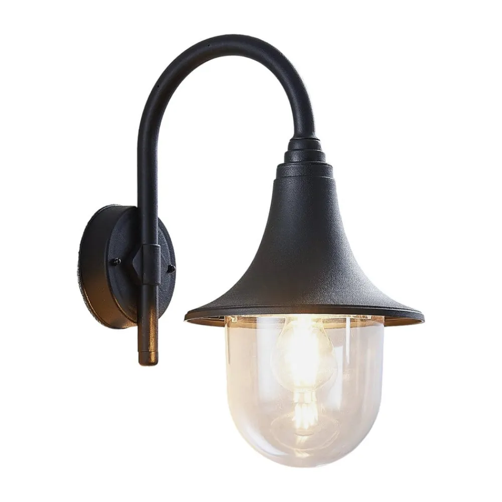 Lindby udendørs væglampe Nalevi, 41 cm, saltvandsresistent, E27, IP44