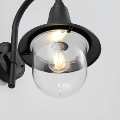 Lindby udendørs væglampe Nalevi, 41 cm, saltvandsresistent, E27, IP44