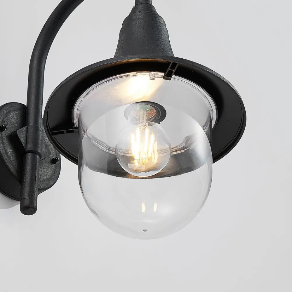 Lindby udendørs væglampe Nalevi, 41 cm, saltvandsresistent, E27, IP44