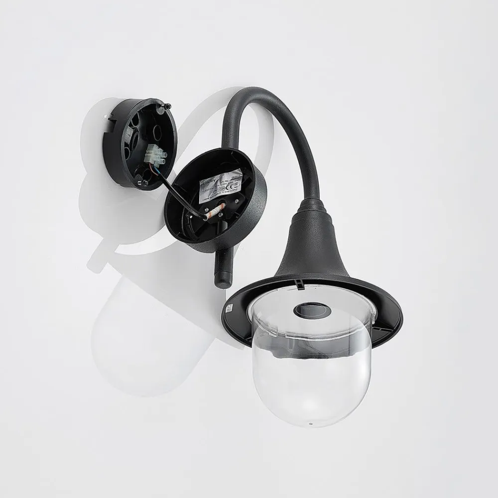 Lindby udendørs væglampe Nalevi, 41 cm, saltvandsresistent, E27, IP44