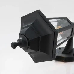 udendørs væglampe Nane, lygte, saltvandsresistent, E27^Lindby Hot