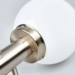 Lindby udendørs væglampe Nada, stål, glas, sensor, E27