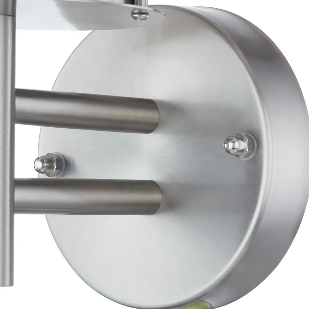 Lindby Væglamper>udendørs væglampe Noemi, grå, stål, 32 cm