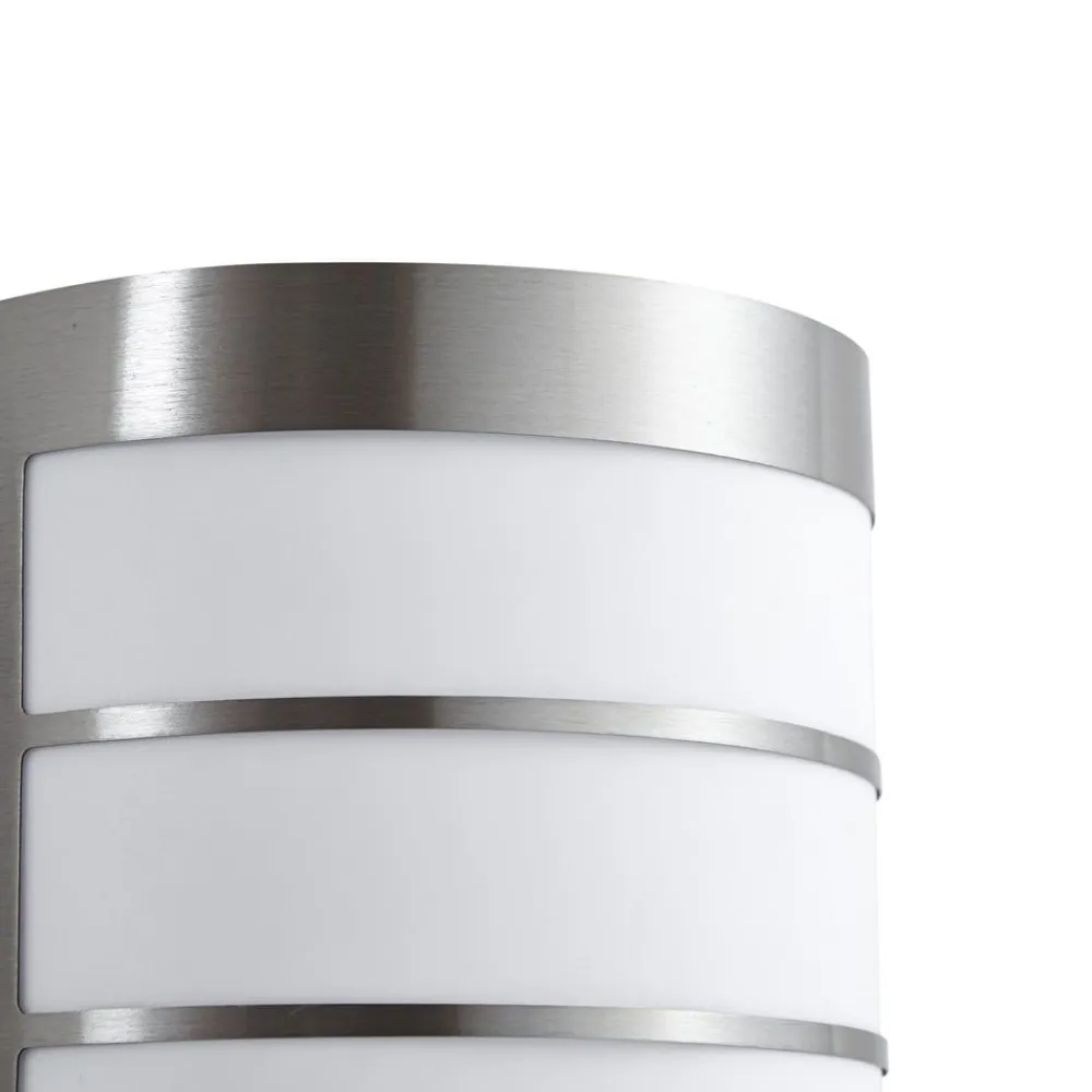 Lindby Terrassebelysning|Væglamper>udendørs væglampe Noyan, 20 cm, stål, IP44, E27