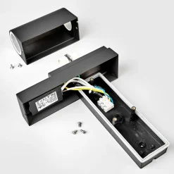 udendørs væglampe Palina, sensor, IP44, antracit^Lindby Online