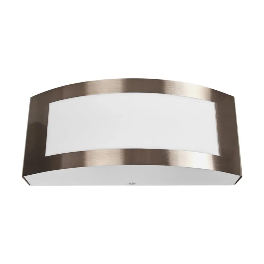 Lindby udendørs væglampe Raja, 25 cm bred, stål, IP44, E27