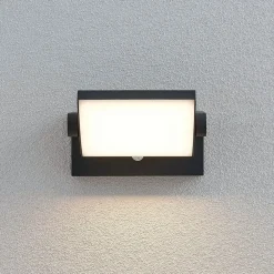 udendørs væglampe Sherin, sæt med 2, drejelig, sensor^Lindby Discount