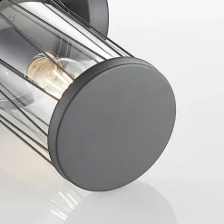 udendørs væglampe Yonan, højde 34 cm, antracit, sensor^Lindby Clearance