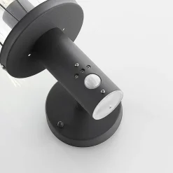 udendørs væglampe Yonan, højde 34 cm, antracit, sensor^Lindby Clearance