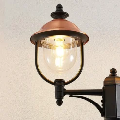 udendørslampe Clint, 225 cm, 2 lyskilder, saltvandsresistent, E27^Lindby Clearance