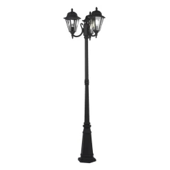 udendørslampe Edana, 212 cm, 3 lyskilder, antracit, E27, IP44^Lindby Online