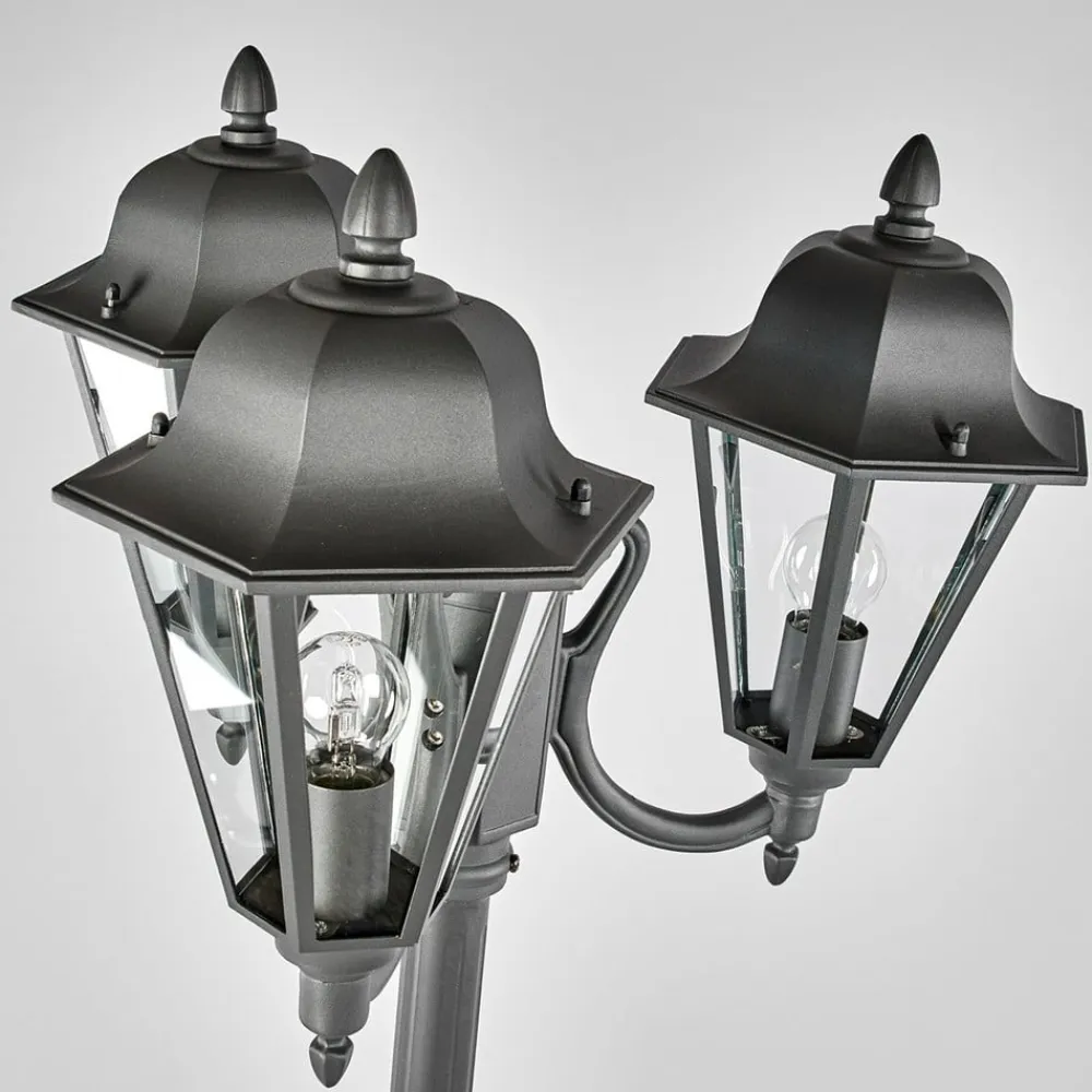 udendørslampe Edana, 212 cm, 3 lyskilder, antracit, E27, IP44^Lindby Online