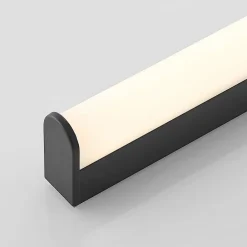 Lindby Ulisan LED-væglampe til bad, rund, 88,8 cm