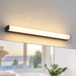 Lindby Væg- Og Spejllamper|Væglamper>Ulisan LED-væglampe til bad, rund, 58,8 cm