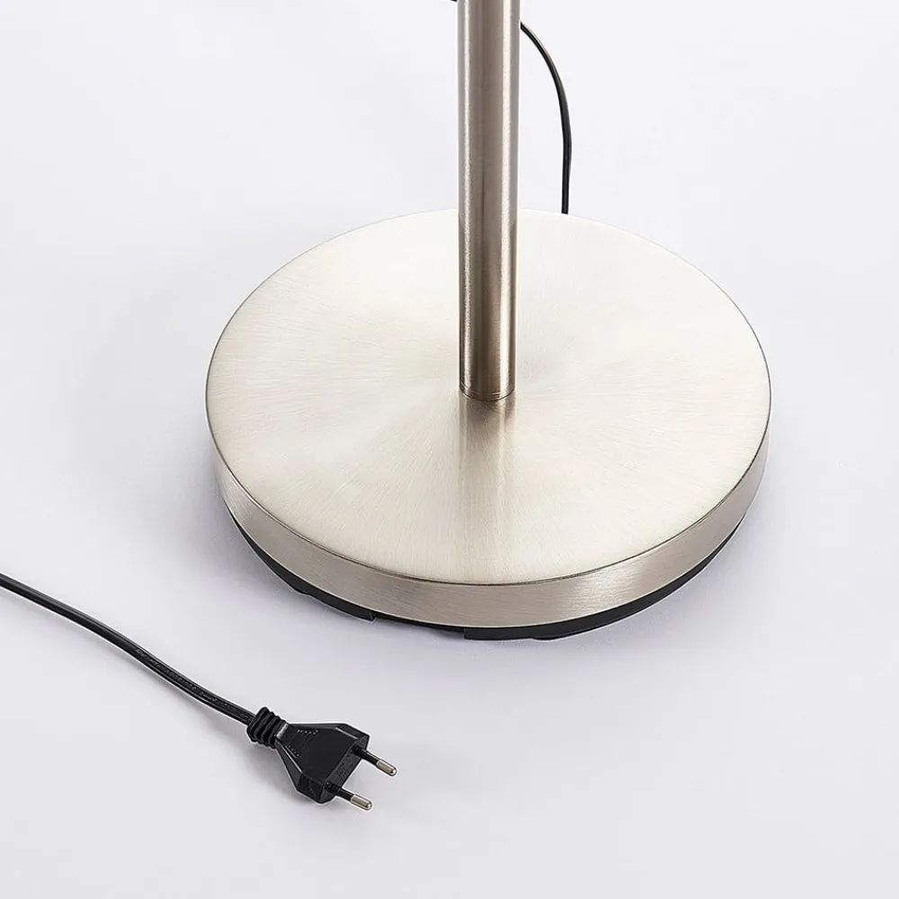 Lindby Pendellamper|Gulvlamper>uplight Jost, 180 cm, nikkelfarvet, læselampe