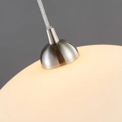 Valeria hængelampe, hvid, glas, Ø 40 cm, E27^Lindby Clearance