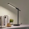 Lindby Arbejdsrum/Kontor|Bordlamper>Valtorin LED-skrivebordslampe, sort