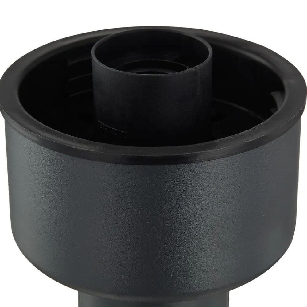 Lindby Gadebelysning>vejlampe Belmiro, jern, 100 cm høj, E27, sort